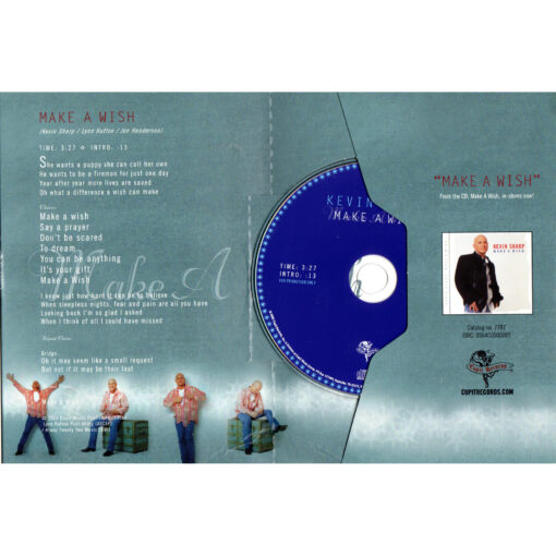 Kevin Sharp Make A Wish CD Single - Country Music Memorabilia