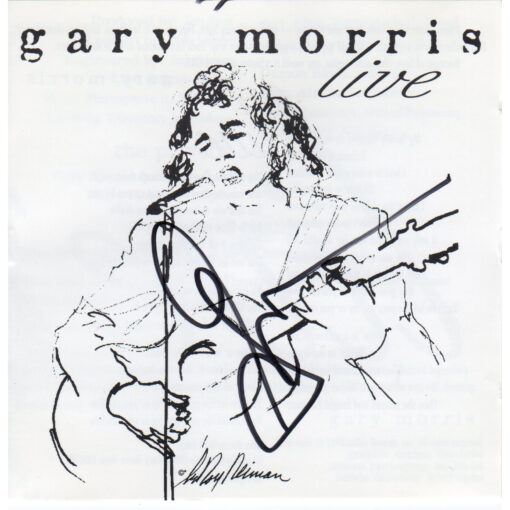 Gary Morris Live CD Autographed Country Music Memorabilia