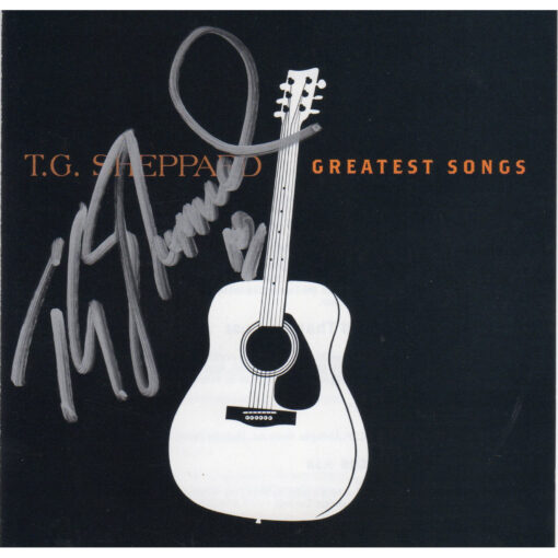 T.G. Sheppard Greatest Songs CD Autographed Country Music Memorabilia