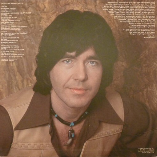 Randy Barlow Fall In Love With Me LP Autographed Signed